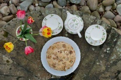 Picture of Classic Coffee and Walnut Cake