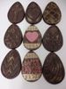 Decorated Easter Egg shaped Plaques