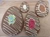 Decorated Easter Egg shaped Plaques Inclusions