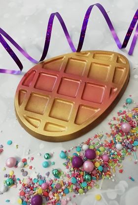 Decorated Easter Egg shaped Plaques	