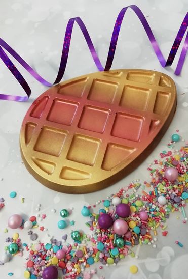Decorated Easter Egg shaped Plaques	
