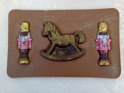 Christmas Half Kilo Nutcracker Rocking Horse