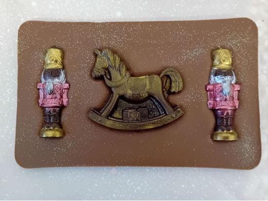 Christmas Half Kilo Nutcracker Rocking Horse