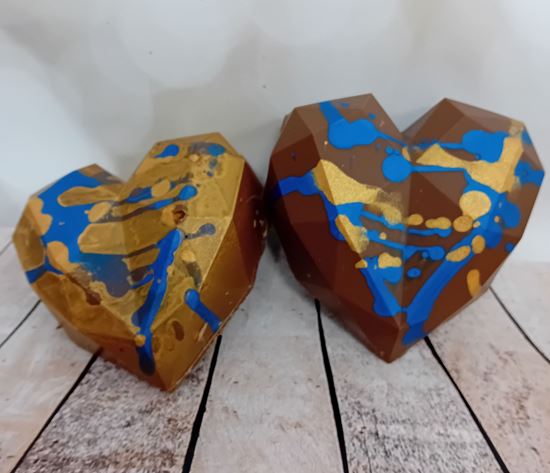 Stuffed Salted Caramel Heart